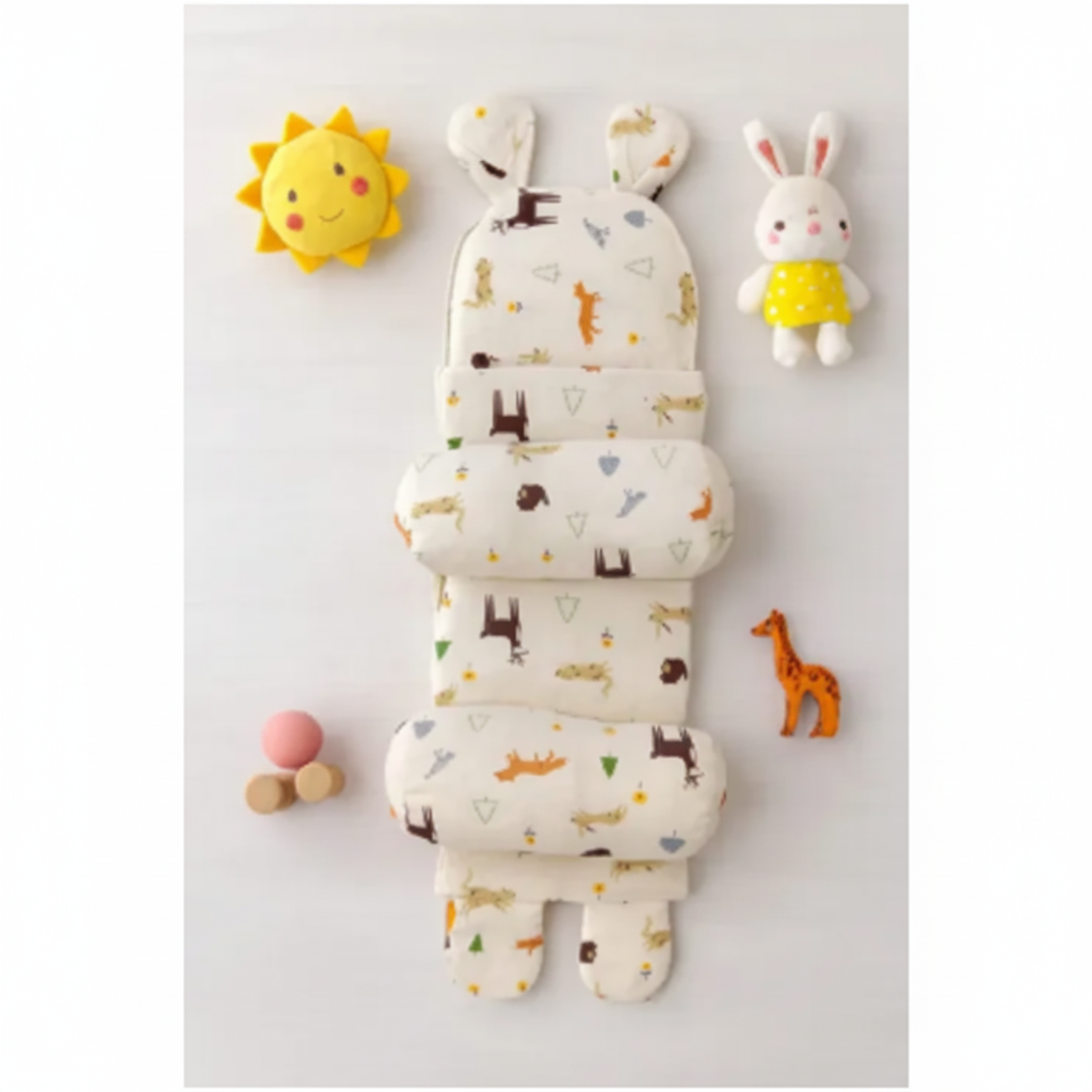 Cream Animal Print Mat