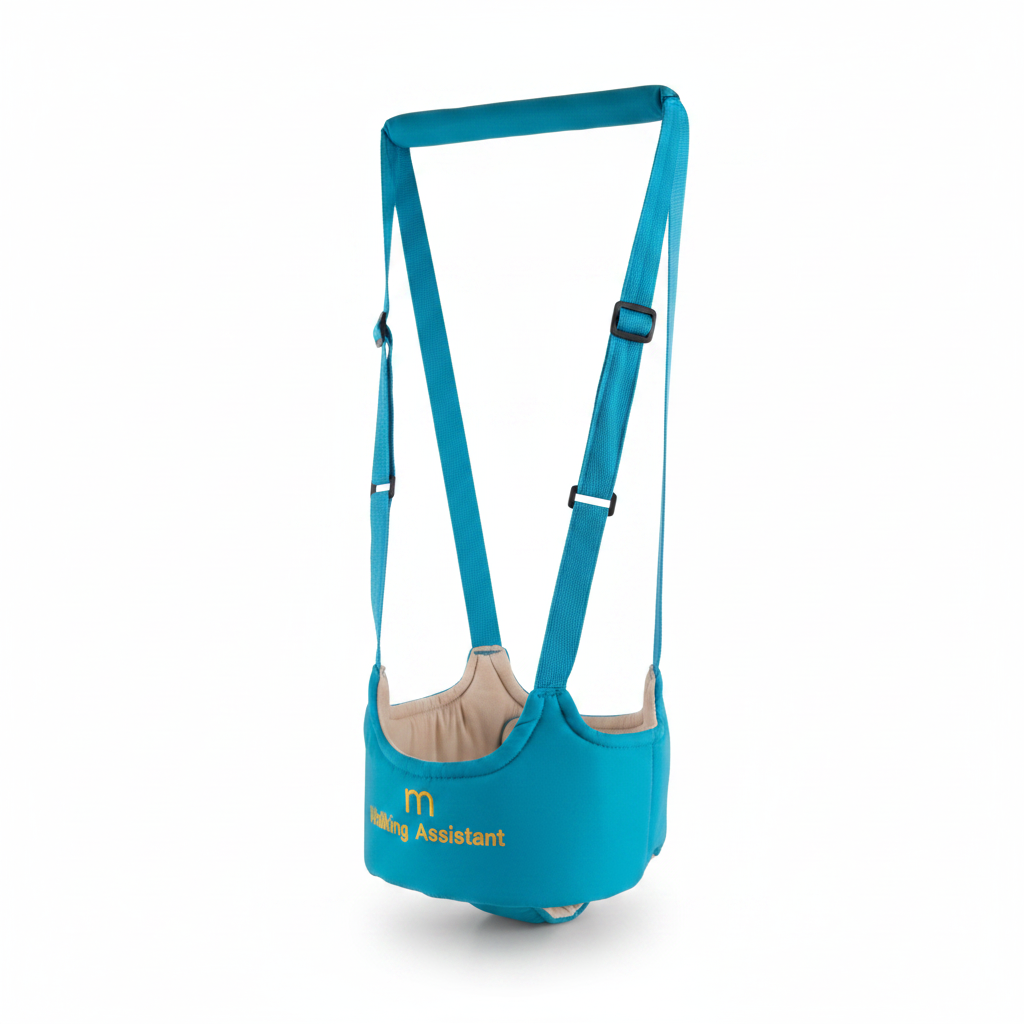 Teal blue walking assistant harness